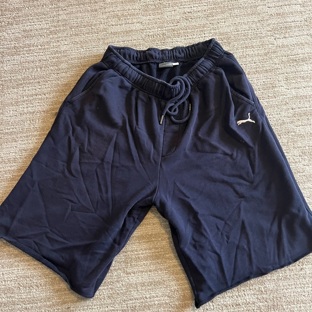 Puma Men's Dark Blue Athletic Shorts
